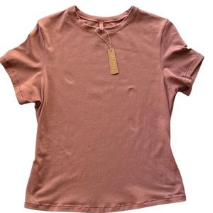 NWT Skims Fits Everybody T-Shirt in Rose Clay XL